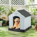 Dog House for Small Dogs Waterproof Plastic with Elevated Floor-M | Purrfect Pet Kingdom