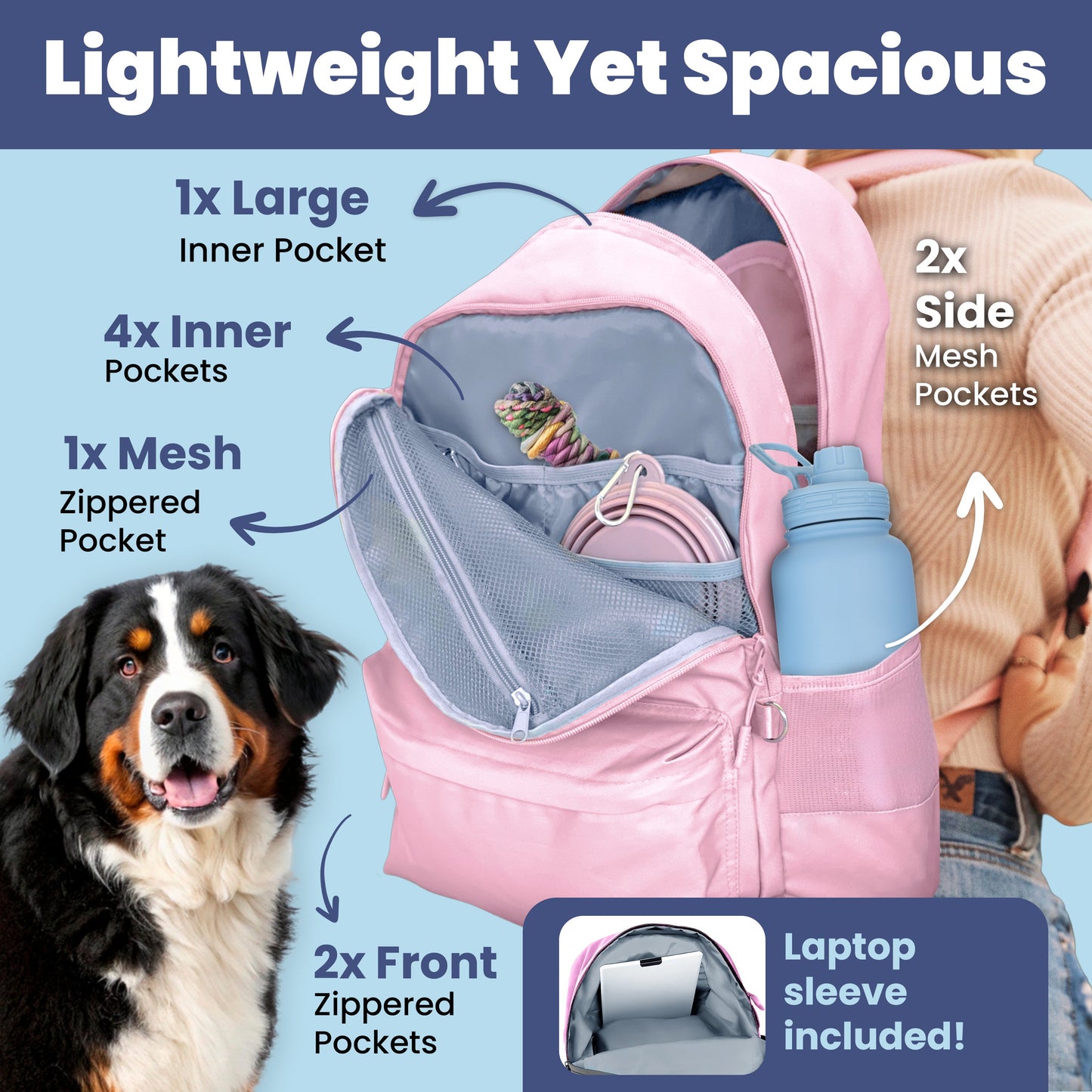 The Original Doggy Bag™ Backpack for Dog Supplies | Purrfect Pet Kingdom