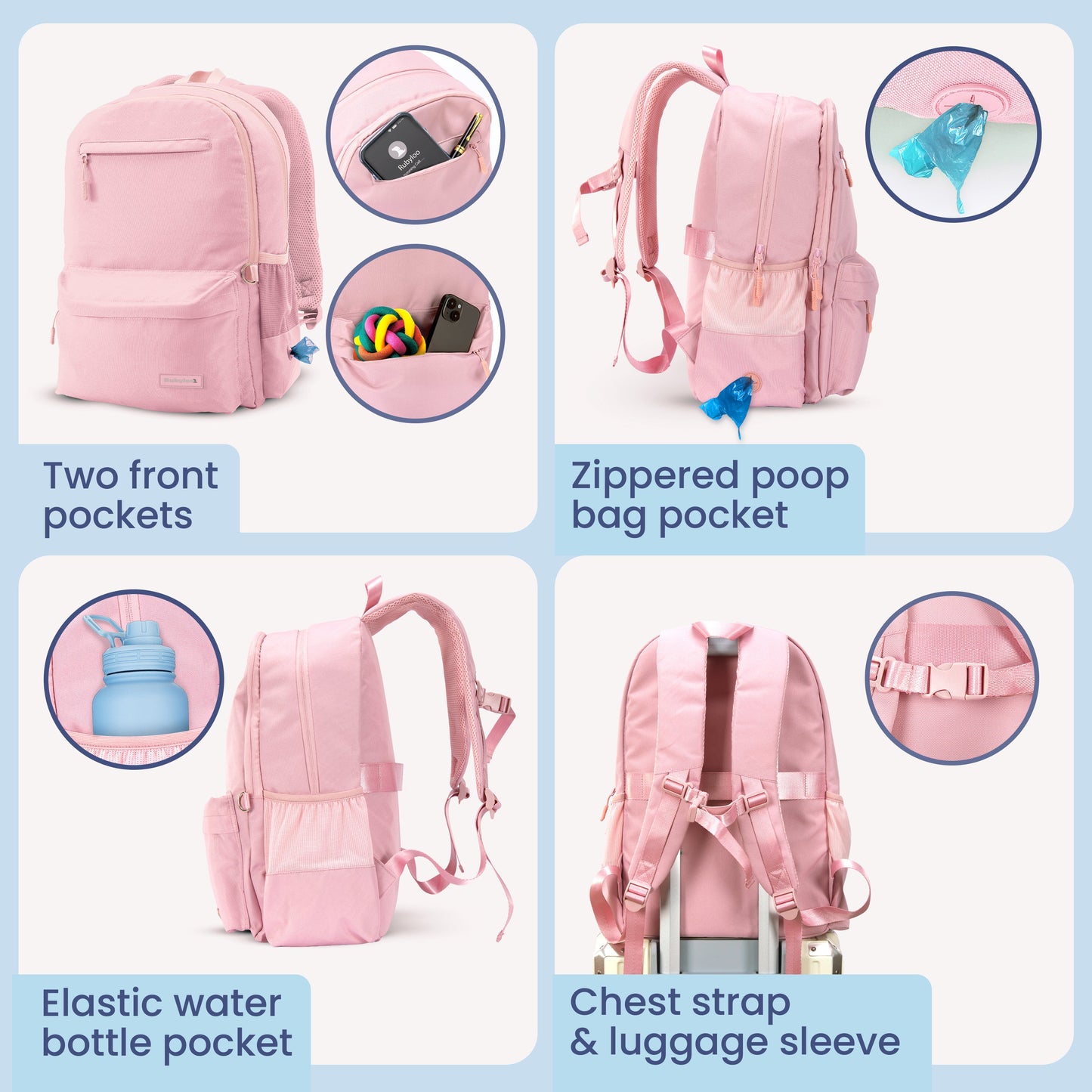 The Original Doggy Bag™ Backpack for Dog Supplies | Purrfect Pet Kingdom