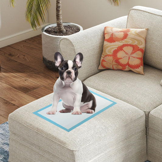 Dog and Puppy Pee Pads 18" x 13" (300 Counts) for Potty Training-Blue | Purrfect Pet Kingdom