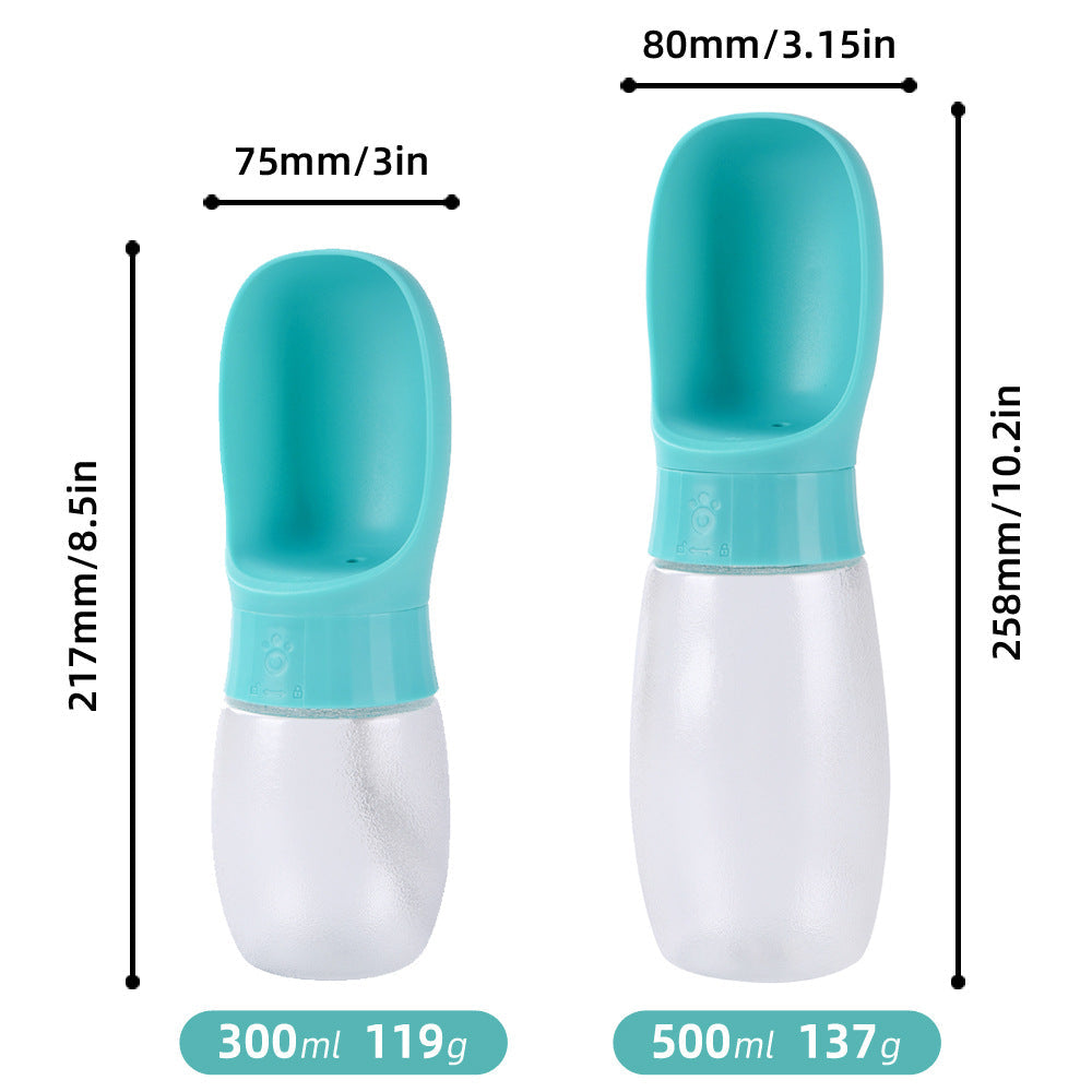 Portable Dog Water Bottle: Travel Pet Drinking Dispenser - Majestic Pet Kingdom