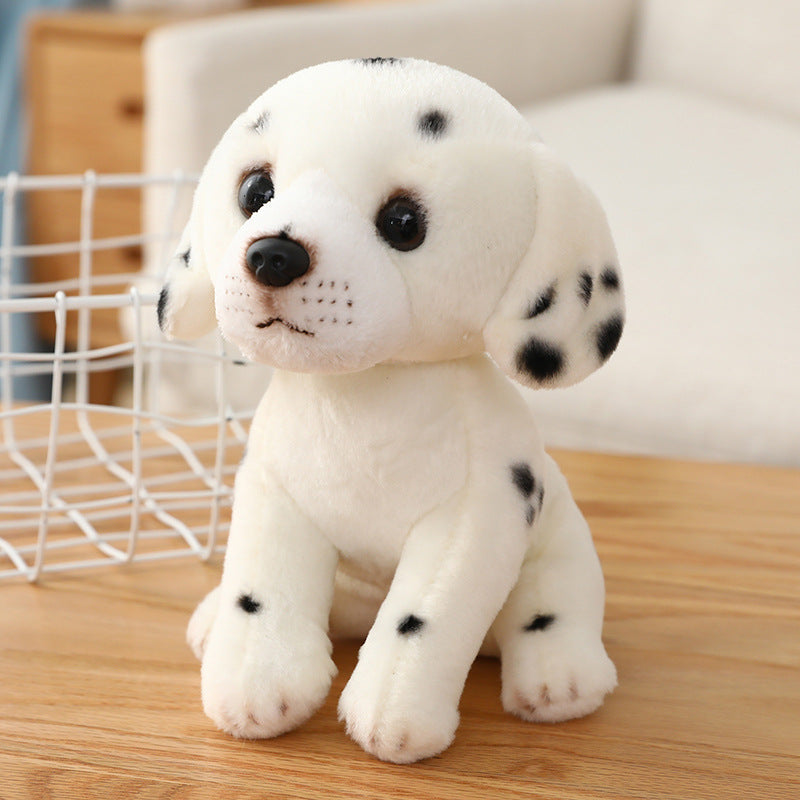 Dog Plush Toy Realistic Puppy Stuffed Animal Cuddle Doll 12in - Detail Angle 5 | Majestic Pet Kingdom