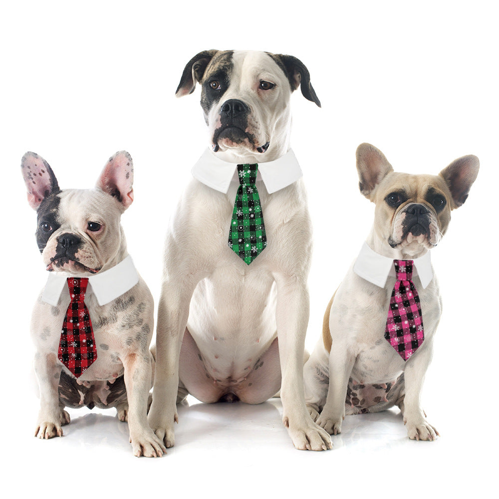 Christmas Pet Bandana: Holiday Scarf Bib for Small & Large Dogs