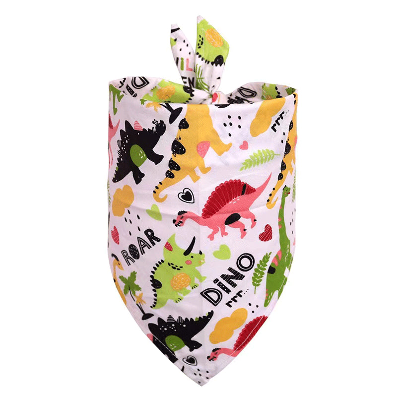 Pet Accessories Summer Pet Drool Towel Fruit Style Pet Scarf Pure Cotton Dog Triangle Scarf | Purrfect Pet Kingdom