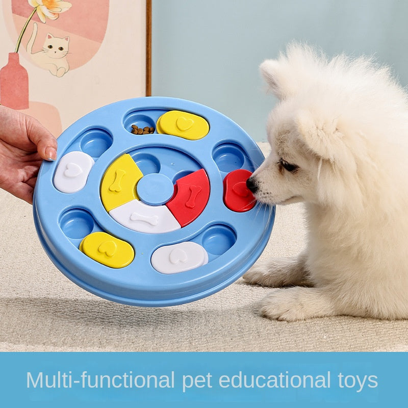 Interactive Slow Feeder Bowl: Dog Puzzle Toy Bowl - Majestic Pet Kingdom
