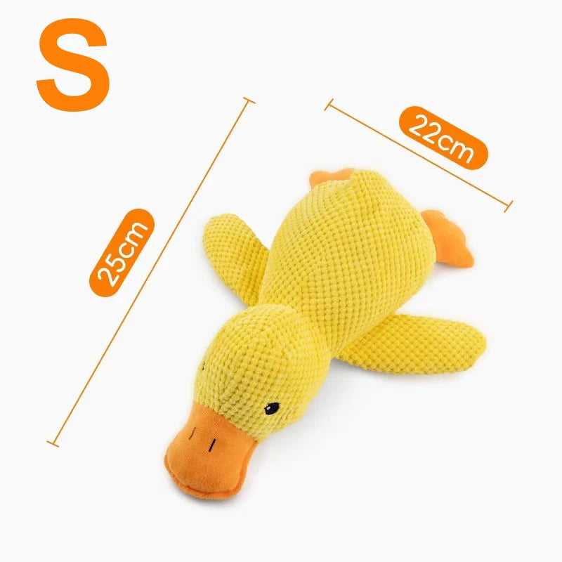 Companion Duck Toy: Squeaky Teeth Cleaning Plush