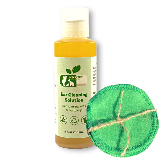 Pet Ear Cleaner Drops Natural Soothing Cleanser Dogs & Cats