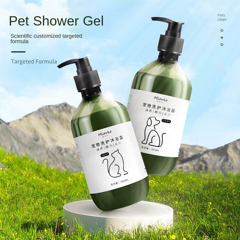 Pet Shampoo 500ml Deodorizing Long-Lasting Scent Bath Cleanser - Detail Angle 5 | Majestic Pet Kingdom