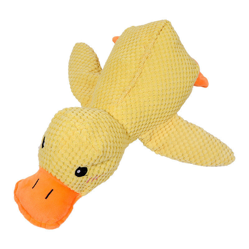 Companion Duck Toy: Squeaky Teeth Cleaning Plush