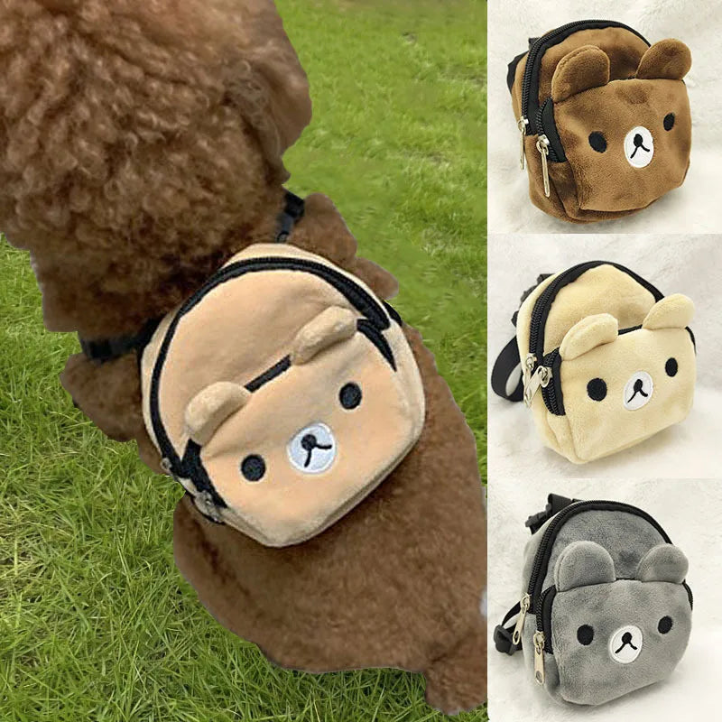 Dog Backpack Harness: Outdoor Self-Carry Puppy Snack Bag - Majestic Pet Kingdom