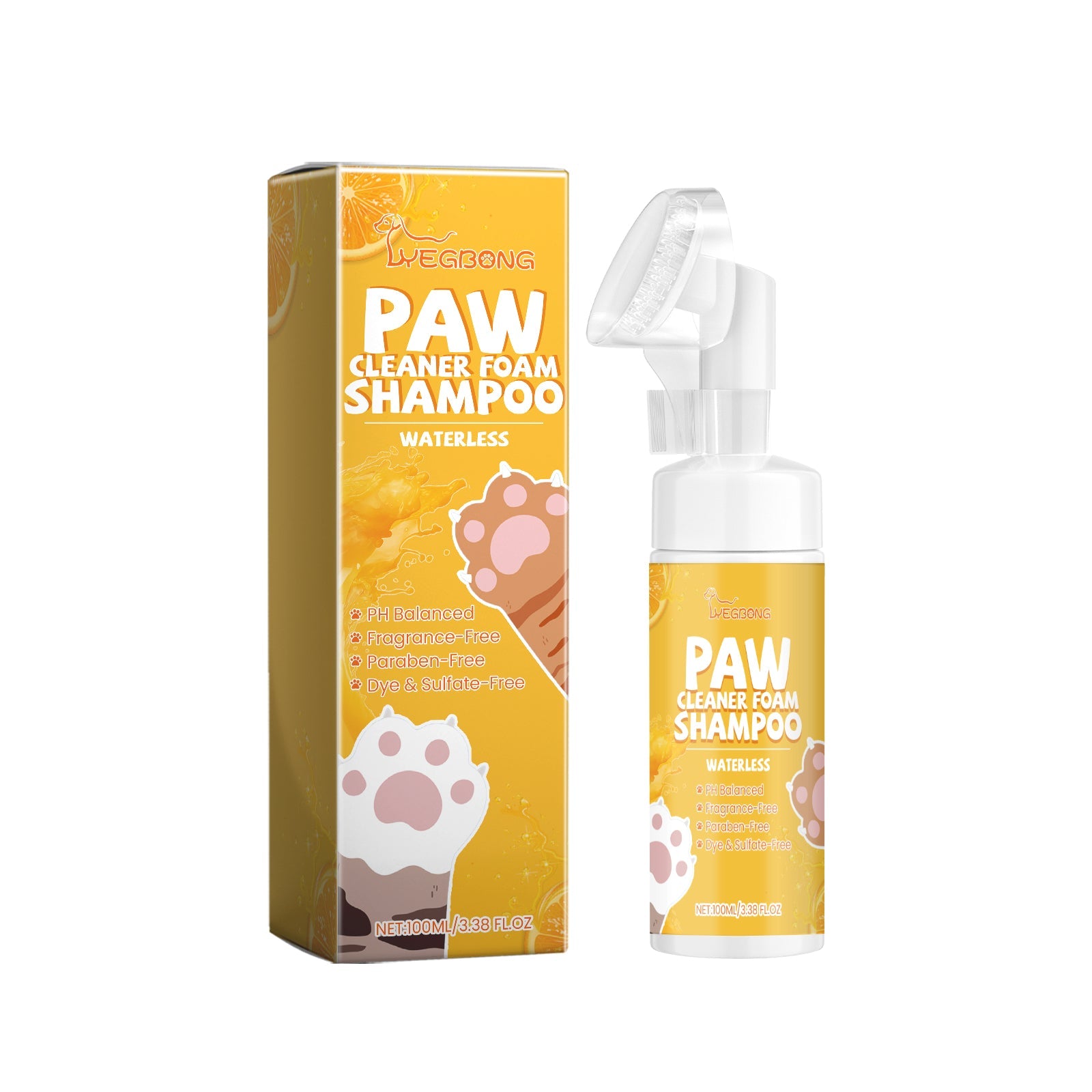 Pet Paw Foam Cleaner: Moisturizing Foot Wash for Pets