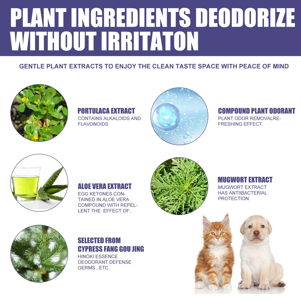 Pet Deodorant Spray: Odor Eliminator for Dog & Cat Urine