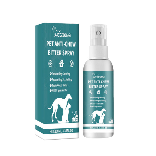 Corrective Chewing Spray For Pets, Anti-Cat/Dog Scratching Sofa Chewing Pet Behavior Modification Spray - Main Feature View | Majestic Pet Kingdom
