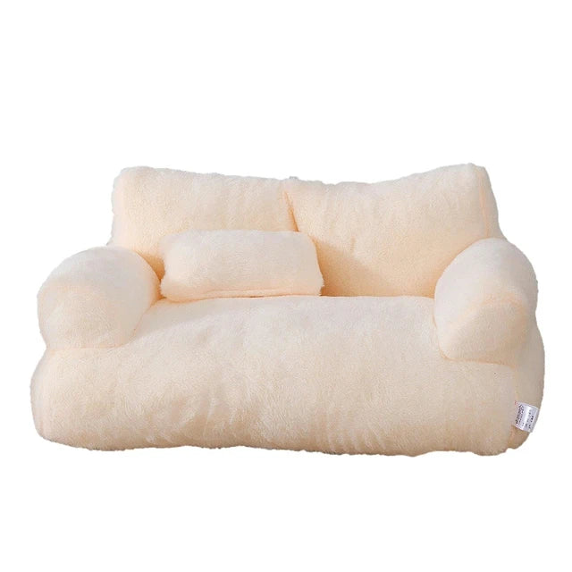Luxury Cat Bed Sofa: Warm Plush Nest for Dogs & Cats - Majestic Pet Kingdom