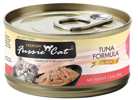 Fussie Cat Premium- Tuna Formula In Aspic (2.82oz) - Majestic Pet Kingdom