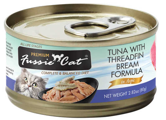 Fussie Cat Premium- Tuna With Threadfin Bream Formula In Aspic (2.8oz) - Majestic Pet Kingdom