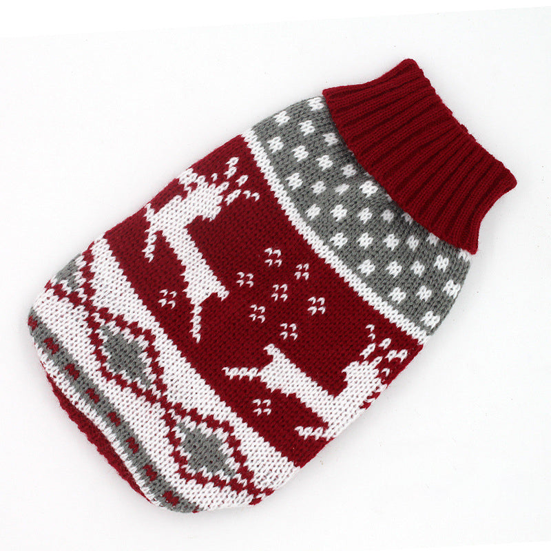 Puppy Sweater Kitty Clothes Pet Dog Clothes Sweater Teddy Bichon Blue Cat Clothes Autumn And Winter Clothes - Majestic Pet Kingdom