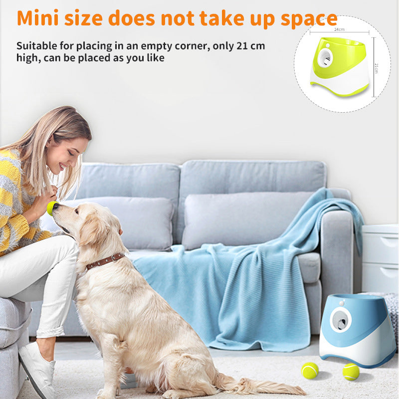 Automatic Dog Tennis Ball Launcher - Interactive Toy Set