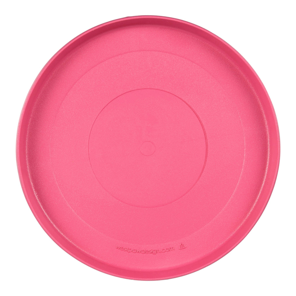 Zisc Geranium Soft Flying Disc Dog Toy for Gentle Chewers