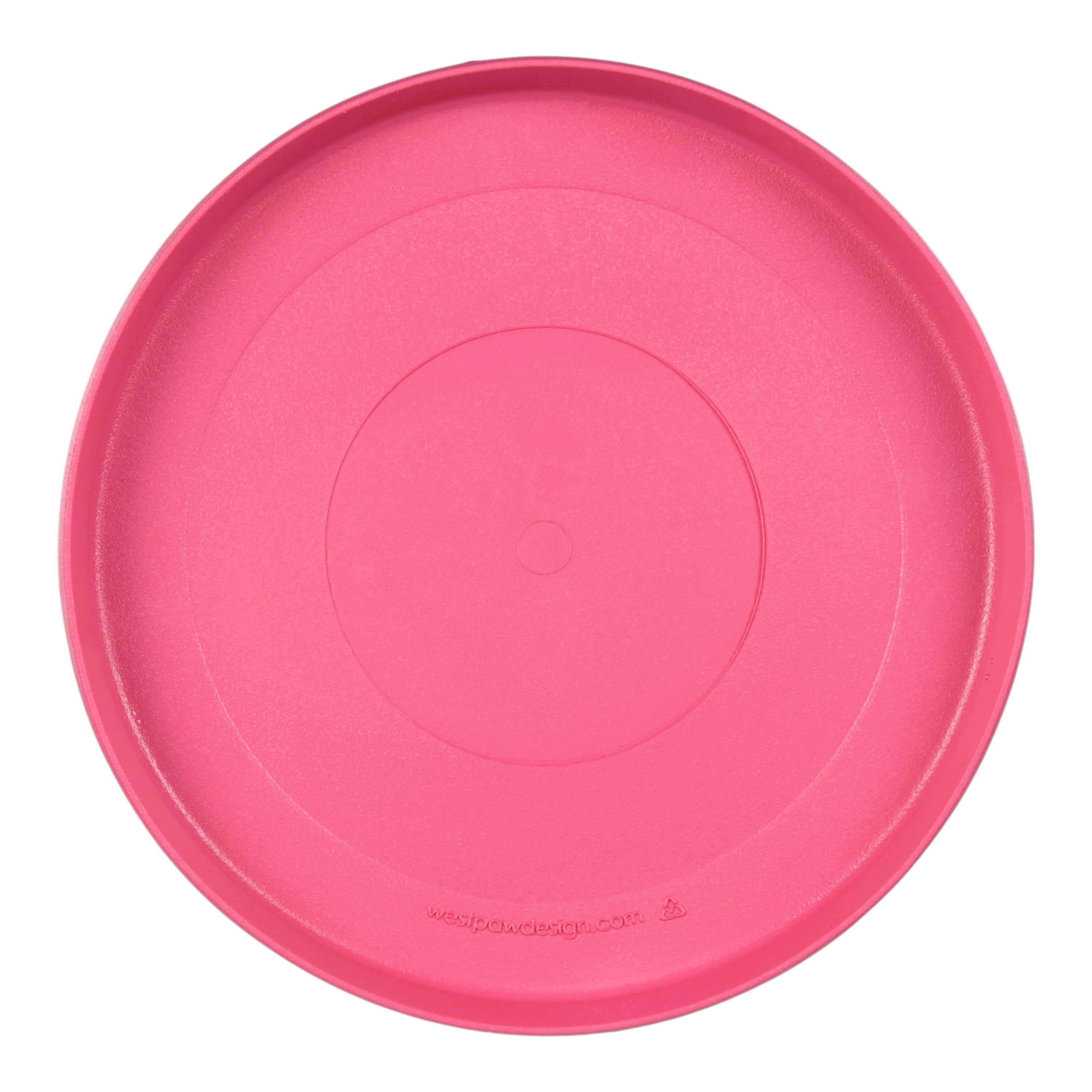 Zisc Geranium Soft Flying Disc Dog Toy for Gentle Chewers