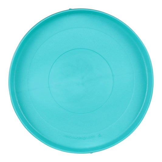 Zisc Teal Soft Flying Disc Dog Toy for Gentle Chewers