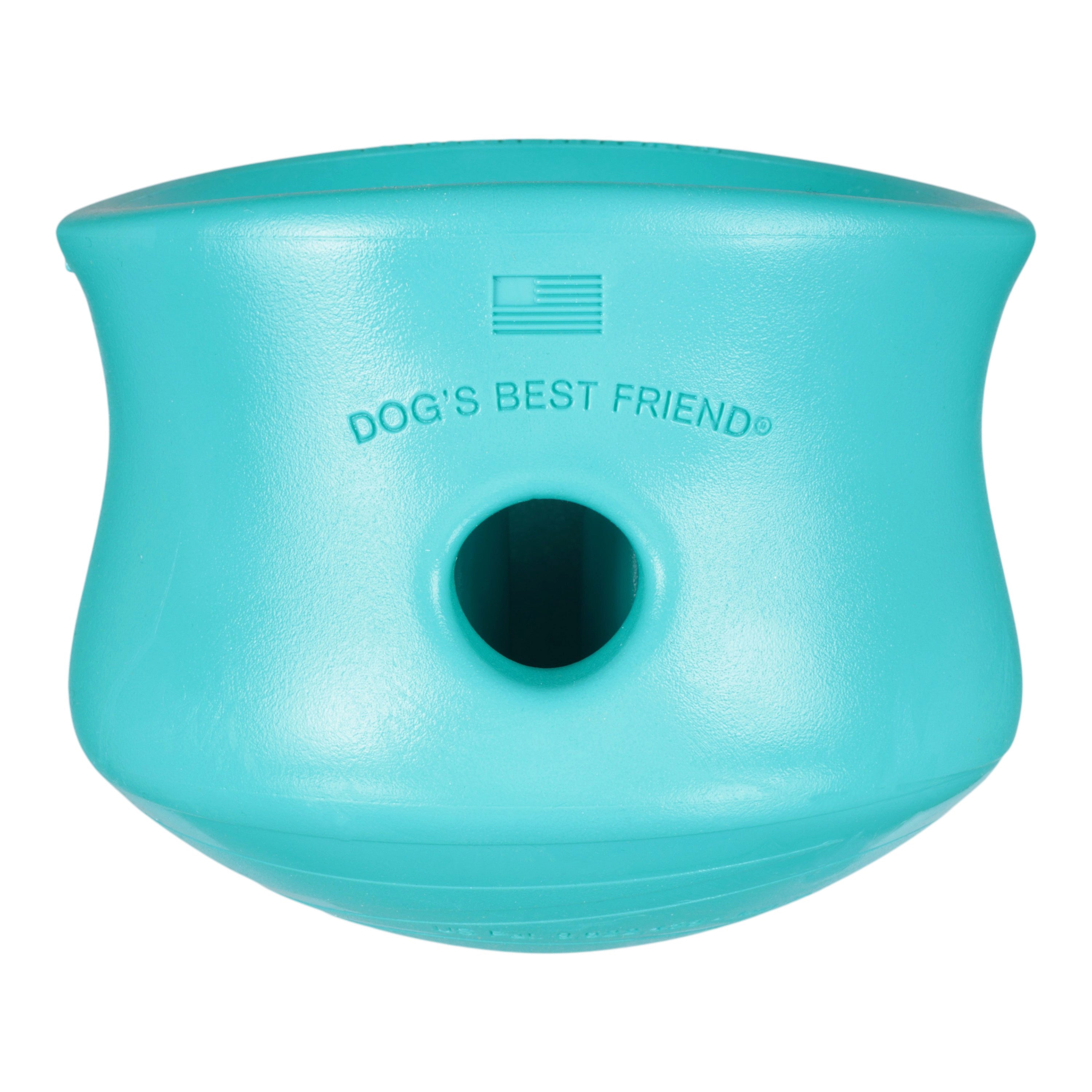 Toppl Teal Treat Puzzle Dog Toy for Moderate Chewers