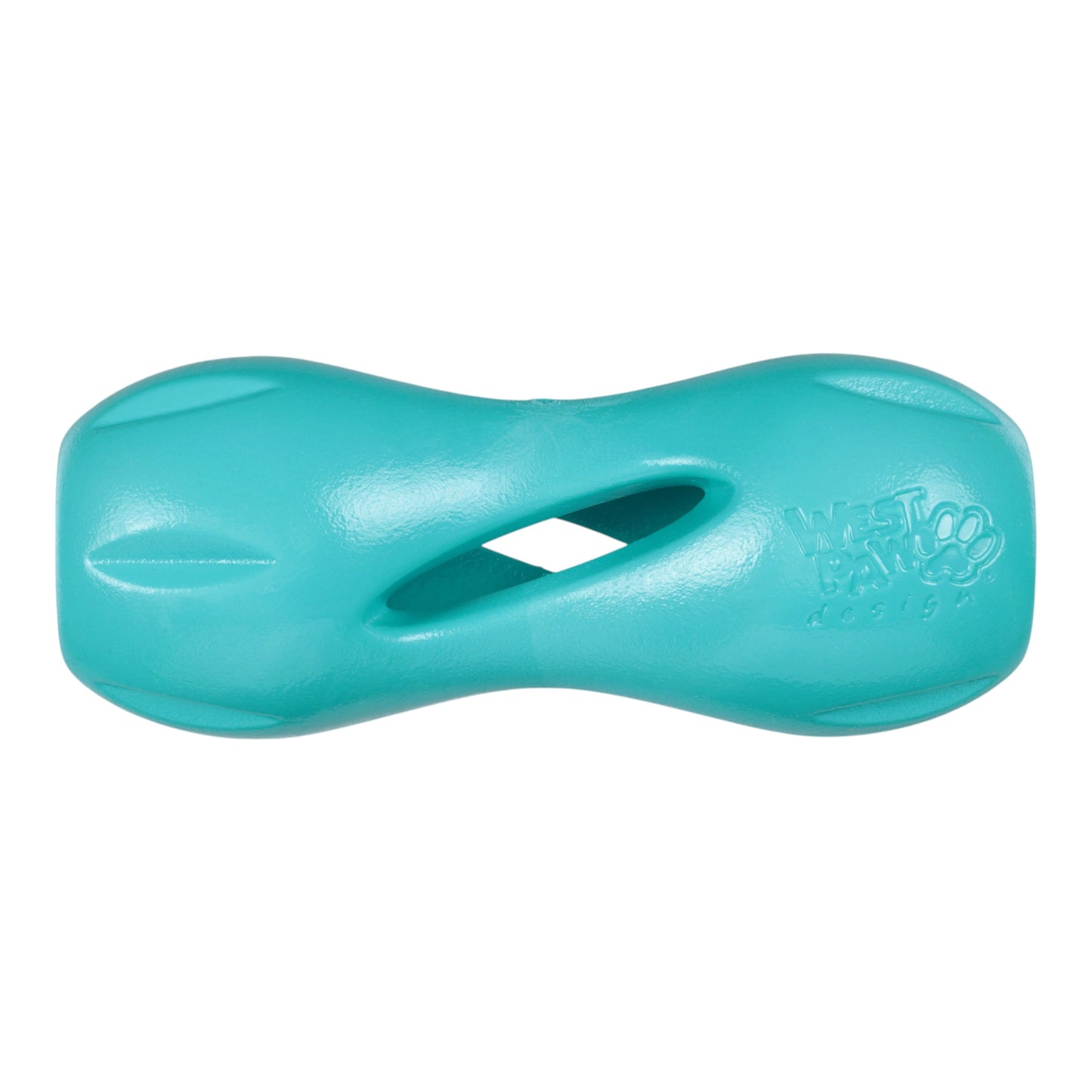 Dog Chew Toy Qwizl Teal Treat Holder Zogoflex Tough Chewers - Main Feature View | Majestic Pet Kingdom