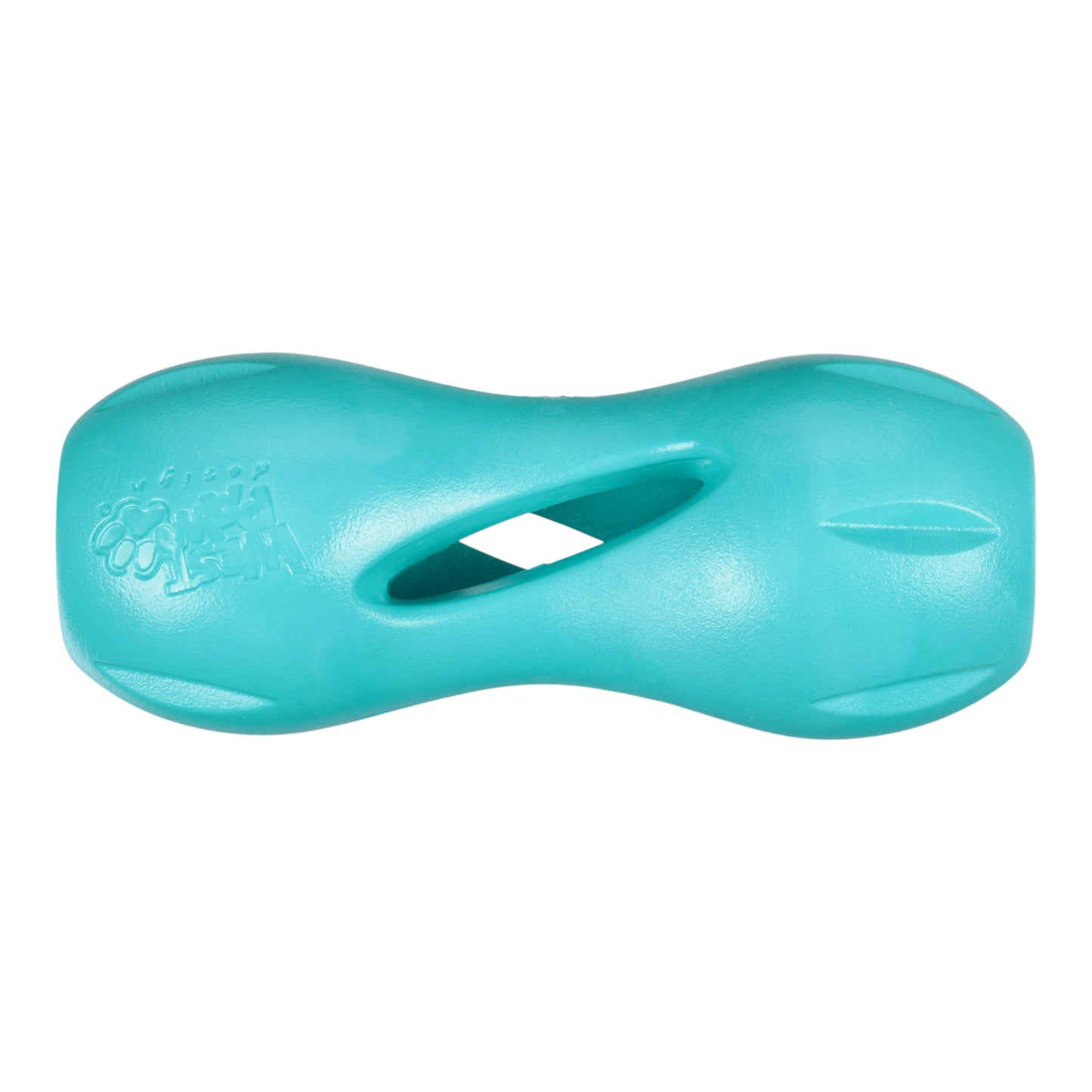 Dog Chew Toy Qwizl Teal Treat Holder Zogoflex Tough Chewers
