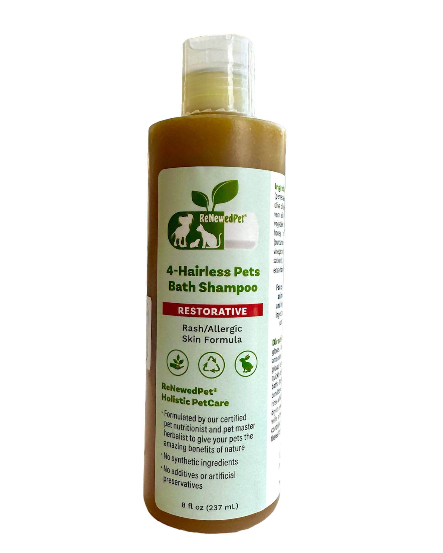 Restorative Soothing Bath Shampoo for Hairless Dog Skin