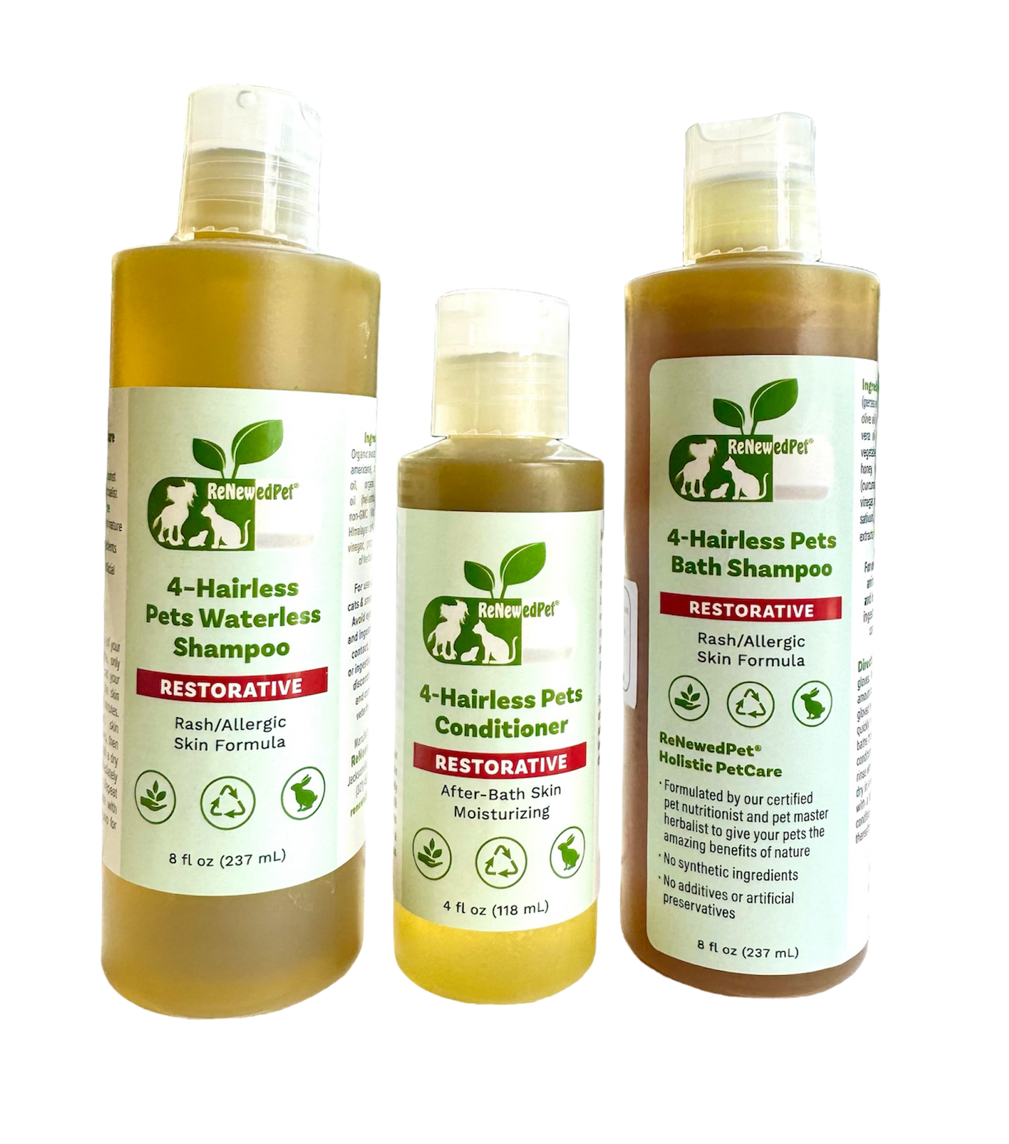 Pet Shampoo and Conditioner Restorative Skin Repair Set 2pk