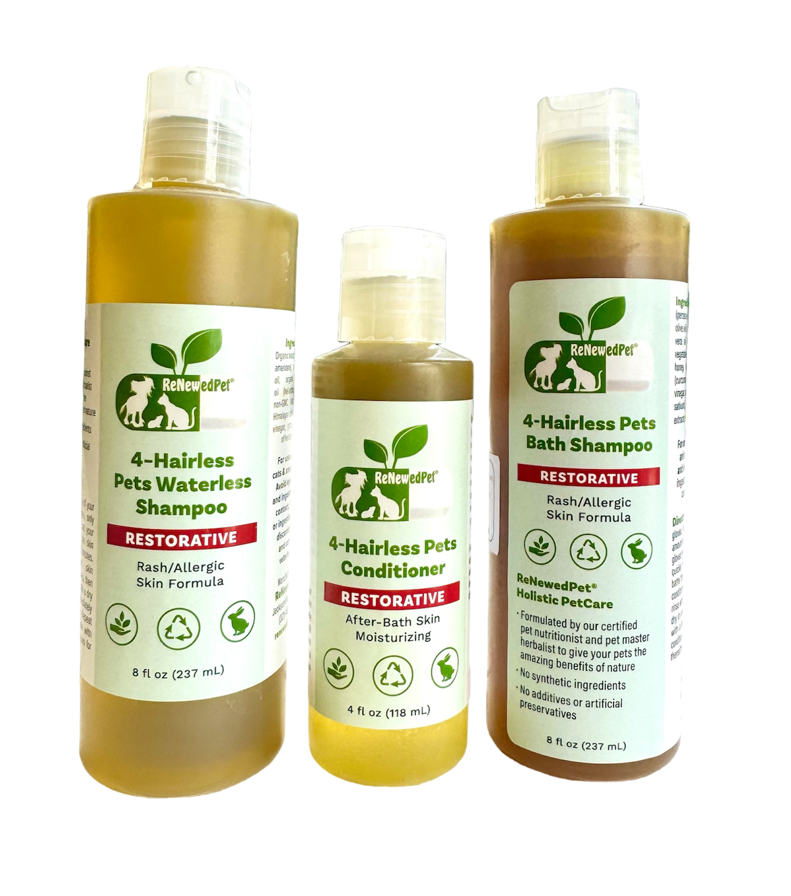 Restorative Skin Repair Shampoo & Conditioner Set for Pets