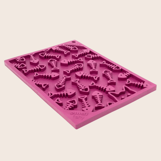 Cat Lick Mat Silicone Slow Feeder Anxiety Relief Pad for Pets - Main Feature View | Majestic Pet Kingdom