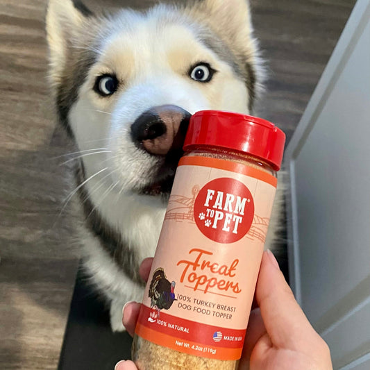 Dog Food Topper Turkey Meal Supplement Protein Booster 4oz