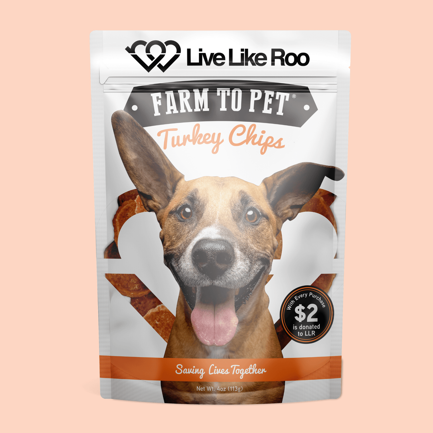 Dog Treats Turkey Feast Chips Single-Ingredient Natural