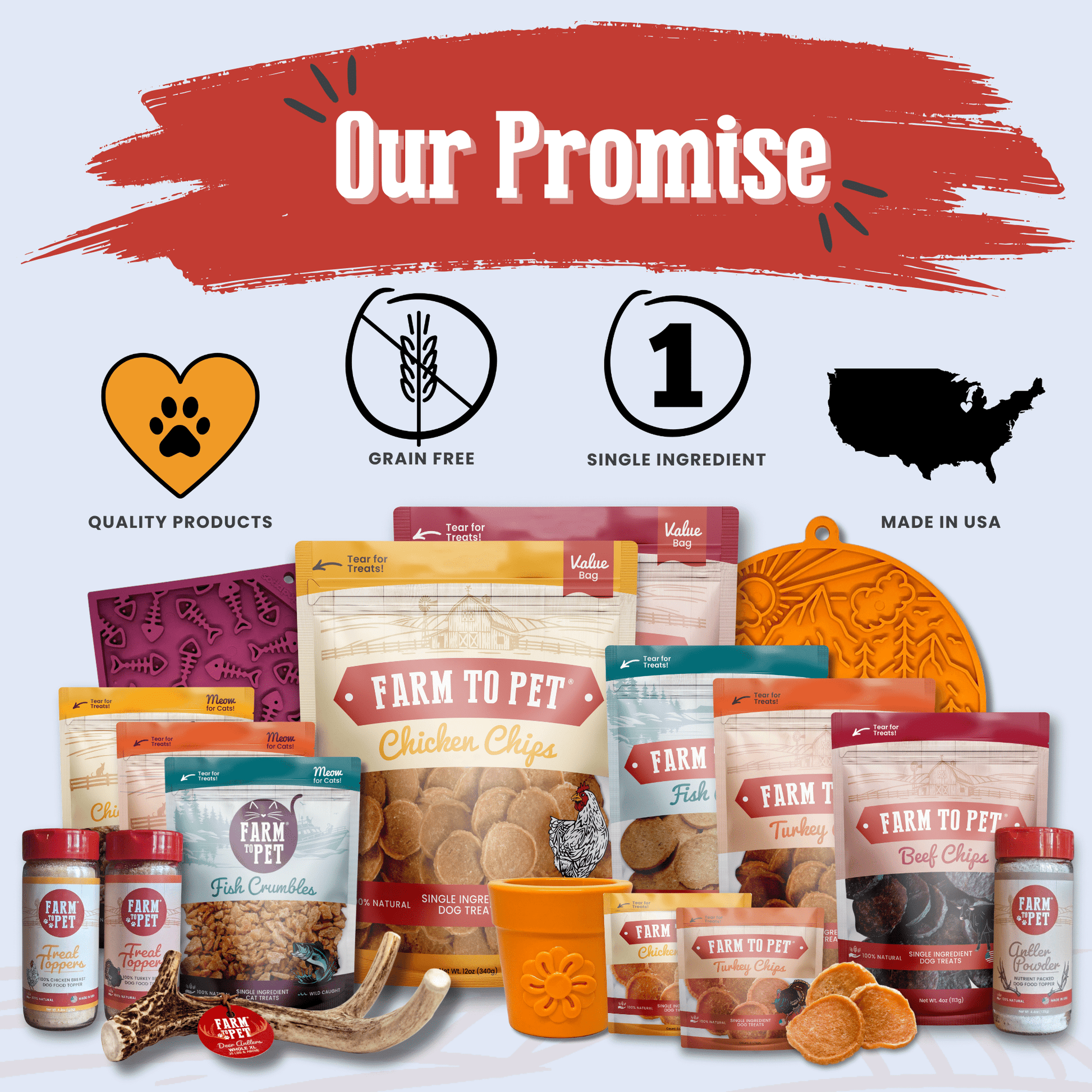 Dog Treats Americana Chicken Chips USA Made Natural Snacks 4oz - Detail Angle 5 | Majestic Pet Kingdom