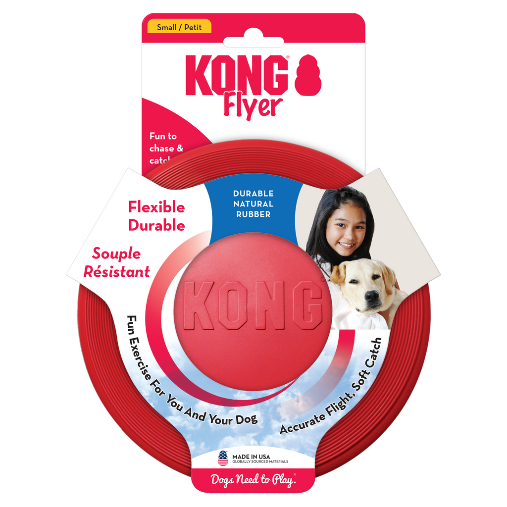 Kong Red Rubber Flyer