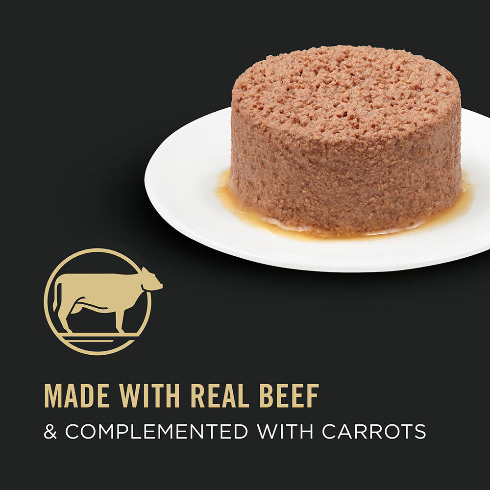 Pro Plan Complete Essentials Beef & Carrots Entrée Grain Free Wet Cat Food (3oz) - Majestic Pet Kingdom