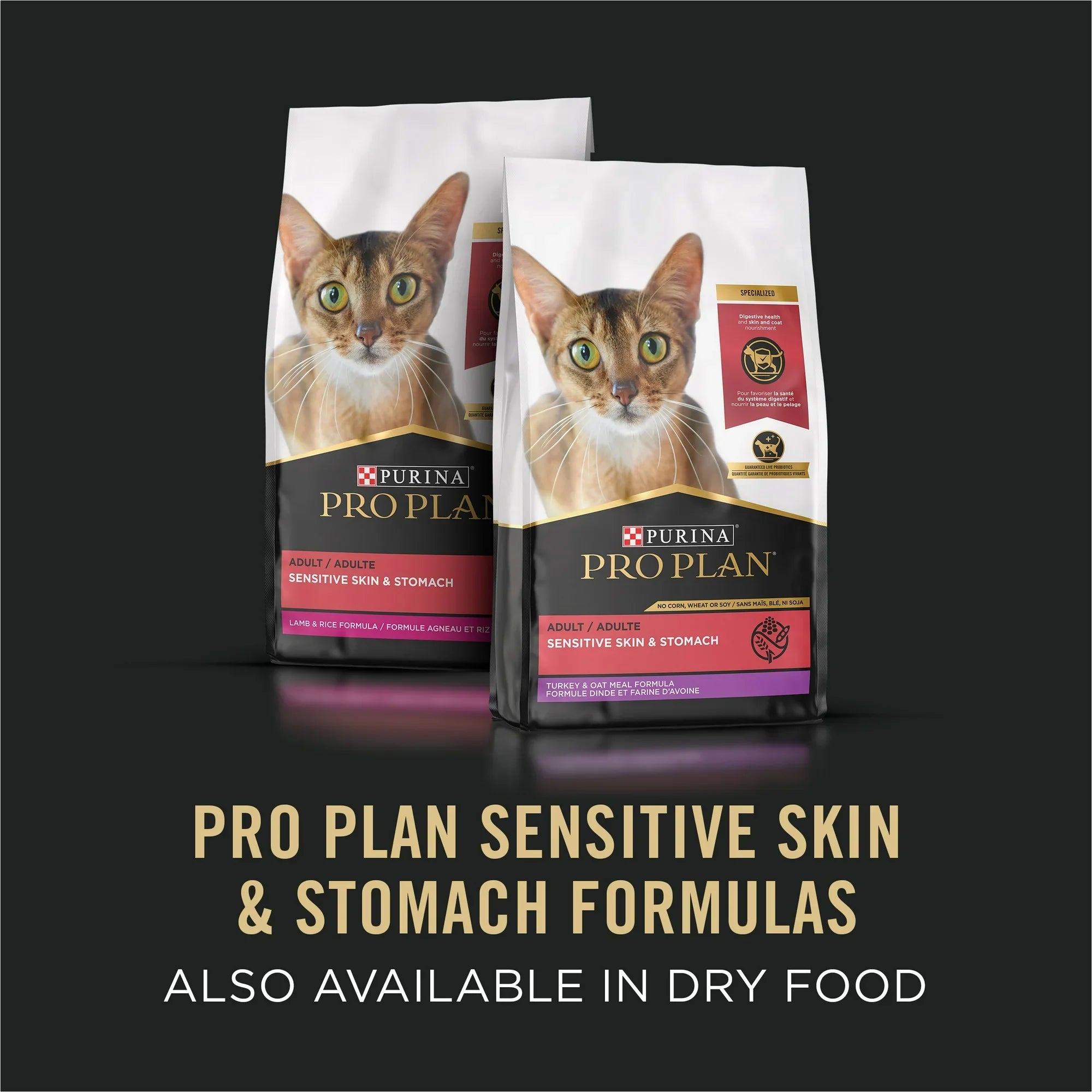 Pro Plan Sensitive Skin & Stomach Arctic Char Entree Grain Free Classic Wet Cat Food (3oz) - Majestic Pet Kingdom