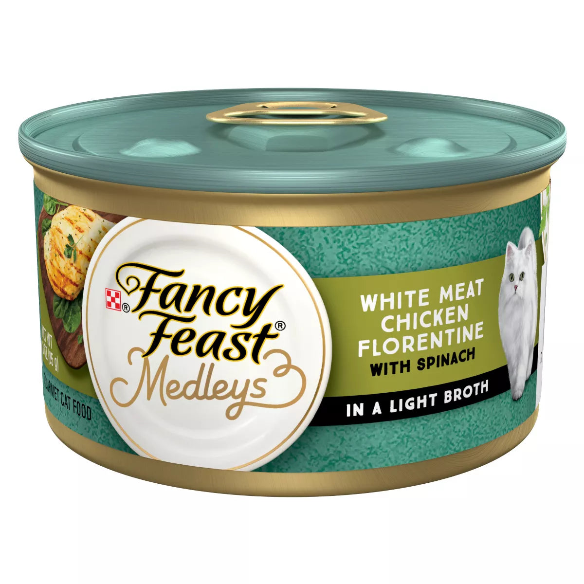 Fancy Feast Medleys Chicken Florentine (3oz) - Majestic Pet Kingdom