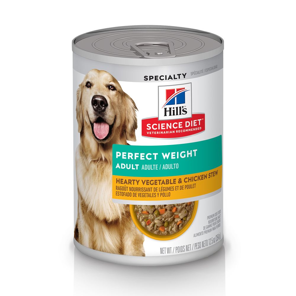 Hill's Science Diet Adult Perfect Weight Hearty Vegetable & Chicken Stew (12.5oz) - Majestic Pet Kingdom