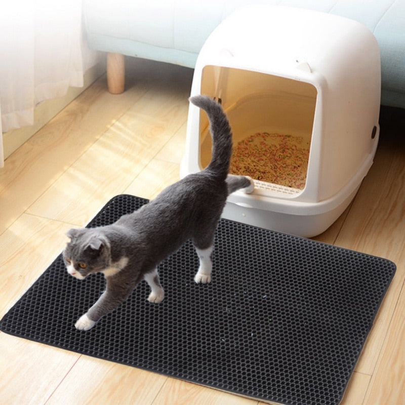 Cat Litter Pad Honeycomb Double-Layer Trapping Mat - Large | Purrfect Pet Kingdom