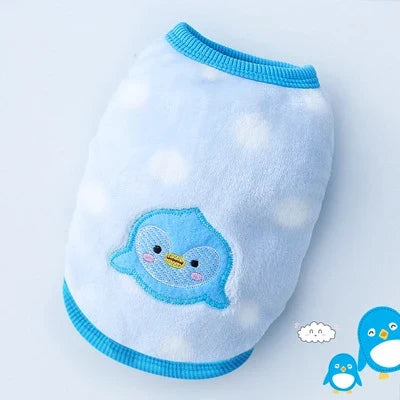 Cute Dog Clothes Winter Vest For Small Dogs Cats Warm Pets Sweater Soft Flannel Puppy Puffer Jacket Dog Accessories Supplies Xxs - Majestic Pet Kingdom