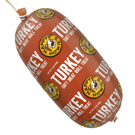 Dog Treats Happy Howies Beef Gourmet Meat Roll Slices 12oz - Main Feature View | Majestic Pet Kingdom