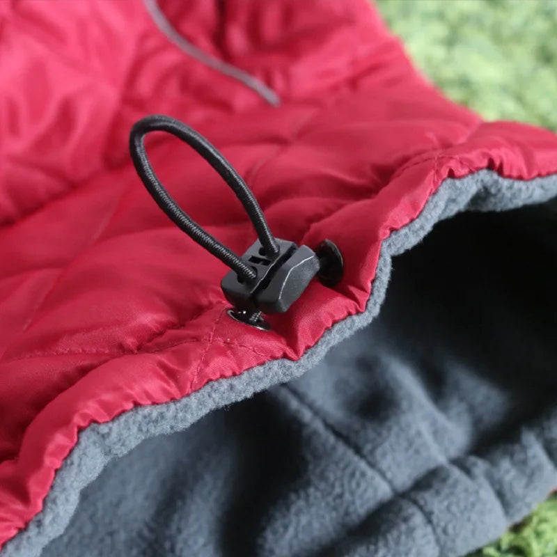 Pet Dog Clothes Big Large Dog Jacket Coat Winter Soft Warm Fleece Retriever Thickening Cotton Dog Clothes For Dog supplies - Black | Purrfect Pet Kingdom