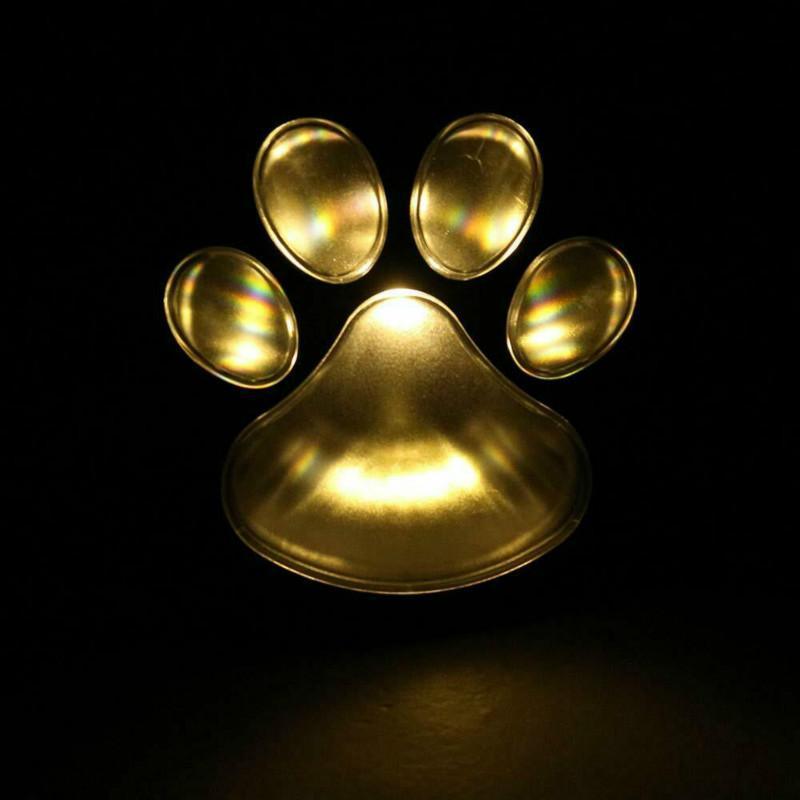LED Solar Waterproof Cat Dog Animal Paw Shape Lights For Garden Yard Pathway Animal Lover - Majestic Pet Kingdom