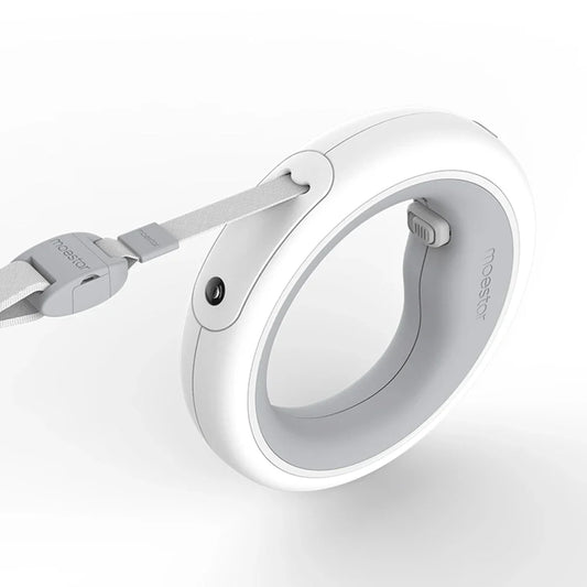 2-in-1 Retractable Dog Leash with LED Ring Lighting