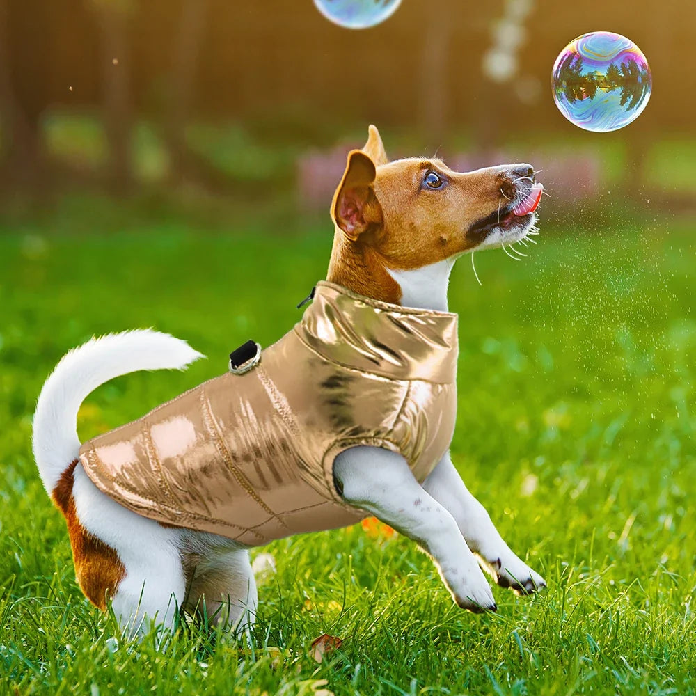 Dog Waterproof Clothes Winter Warm Vest Jacket Puppy Coat
