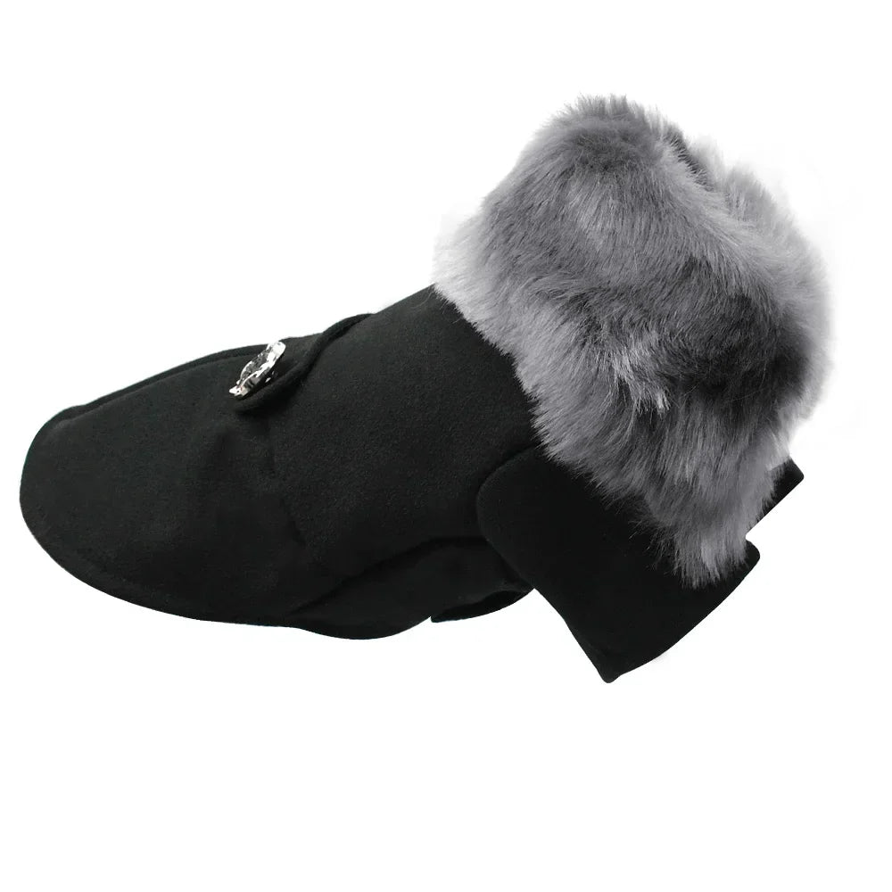 Dog Coat Winter Warm Fleece Padded Vest for Small Breed Pets