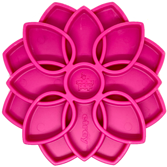 Mandala eTray Shallow Slow Feeder Dog Bowl for Enrichment | - Majestic Pet Kingdom