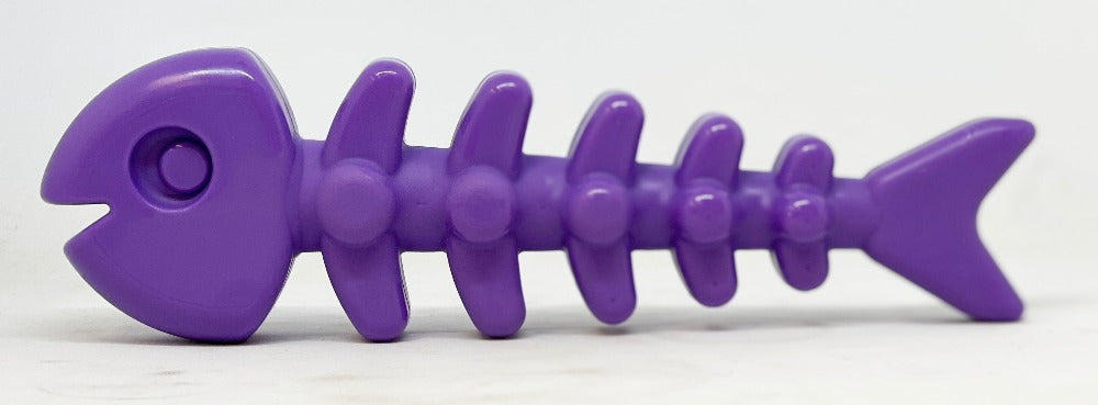 Dog Chew Toy Fish Bone Durable Nylon Aggressive Chewers USA
